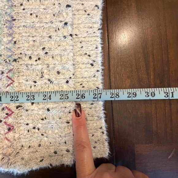 NWT Christopher & Banks Multicolored Speckled Mock Sweater, Size Large - Picture 12 of 14